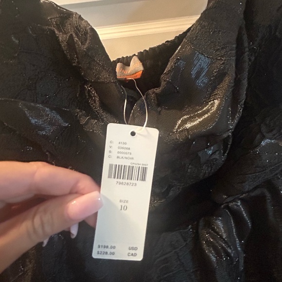 New Anthropologie Bhanuni by Jyoti Strapless - Mini Black Dress, Size 10 - Picture 2 of 3